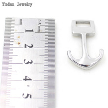 Leather Bracelet Stainless Steel Anchor Hook Clasp For Bracelet